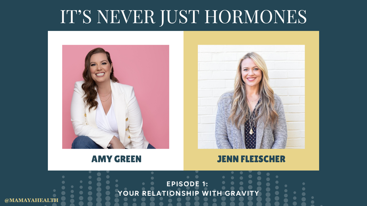 Episode 1 cover art — Amy Green and Jenn Fleischer, It's Never Just Hormones podcast